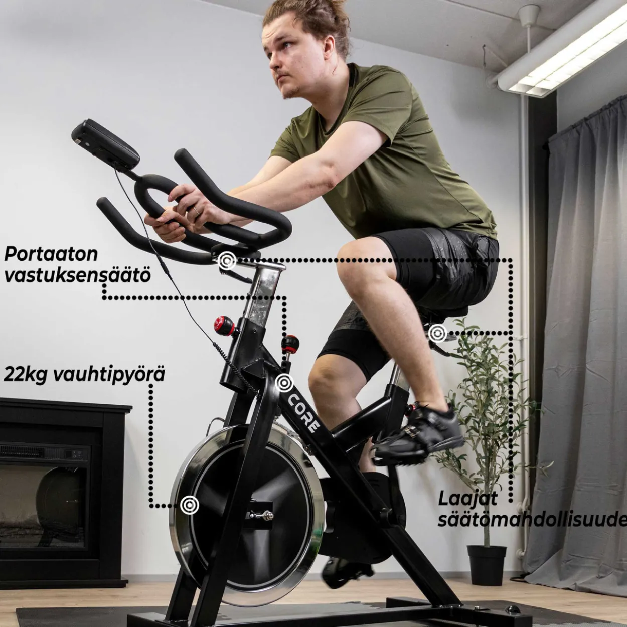 Spinningpyörä Core 2200