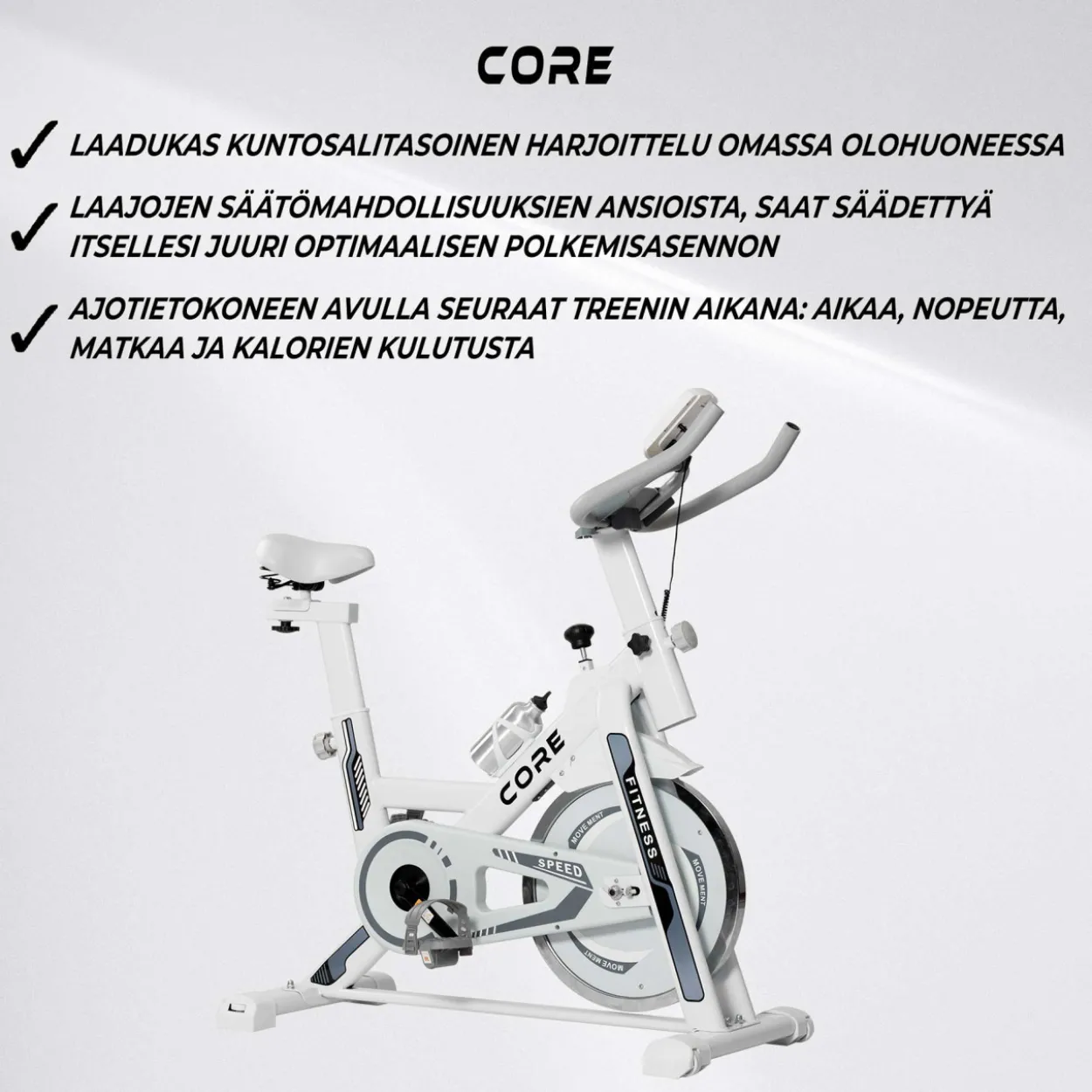 Spinningpyörä Core 1300, valkoinen