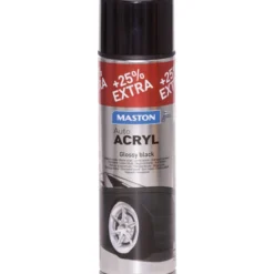 Spraymaali AutoACRYL 500 ml, kiiltävä musta