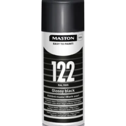 Spraymaali 400ml musta kiiltävä