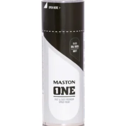 Spraymaali ONE® 400 ml, mattamusta