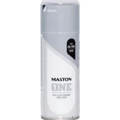 Spraymaali ONE 400 ml Satiini Harmaa RAL7040