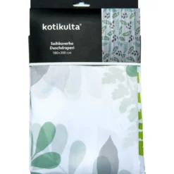 Suihkuverho Kotikulta 180 x 200 cm Lehti