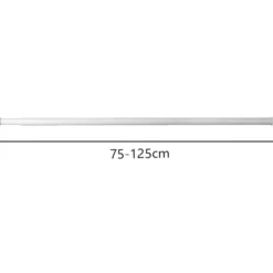 Suihkuverhotanko Kotikulta 75-125 cm valkoinen