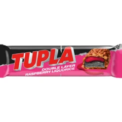 Suklaapatukka Tupla 48 g Double Layer Raspberry Liquorice