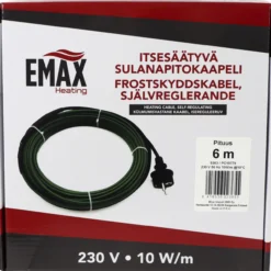 Sulanapitokaapeli Emax Heating itsesäätyvä 60 W 230 V 6 m