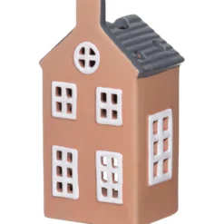 Talolyhty LED-valoilla Finnlumor Copenhagen vaaleanpunainen 15 cm