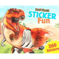 Tarrakirja Dino World Sticker Fun