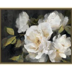 Taulu Kotikulta 60 x 80 cm kukka tumma