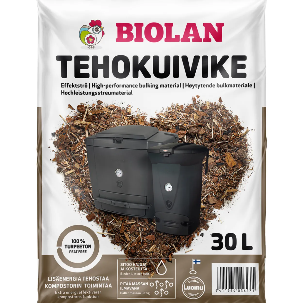 TehokuivikeBiolan 30 l turpeeton