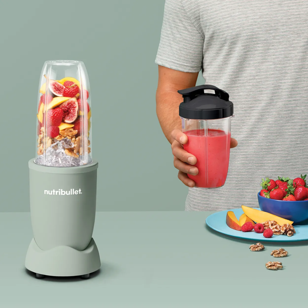 Tehosekoitin Nutribullet Pro jadenvihreä