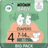 Teippivaippa 63 kpl Moomin Baby 4, 7-14 kg