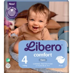 Teippivaippa Libero 37 kpl Comfort 4, 7-12 kg