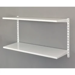Teräshyllysetti Element System ES32 800x350 valkoinen