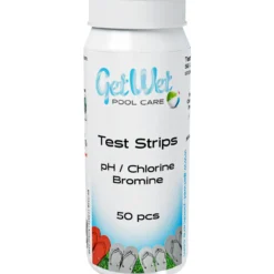 Testiliuskat GetWet pH kloori, 50 kpl/pkt
