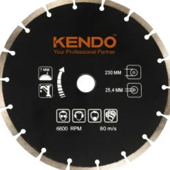 Timanttilaikka Kendo 230 x 25,4 mm segmentti