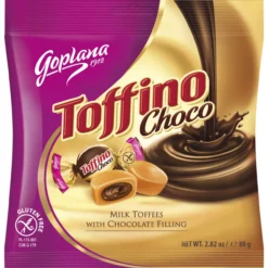 Toffino Goplana 80 g suklaatäytteellä