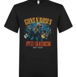 T-paita Guns N´ Roses Appetite for destruction live skulls 1987