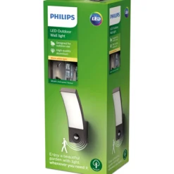 Tunnistinvalaisin Philips Splay antrasiitti 12W 27K