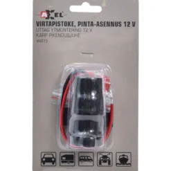 Tupakansytytinpistoke pinta-asennus 12V, DC
