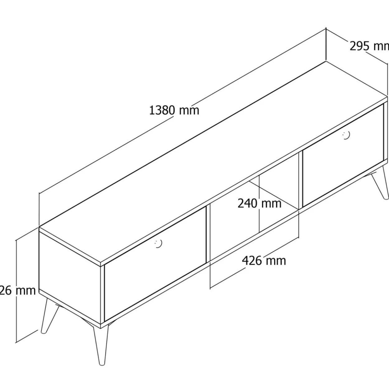 TV-taso Chic Home 138 cm Esa