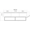 TV-taso Chic Home 140 cm Milla