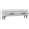 TV-taso Chic Home 120 cm Niklas