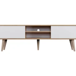 TV-taso Kocot 160 cm Toronto valkoinen/beige
