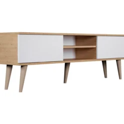 TV-taso Kocot 160 cm Toronto valkoinen/beige