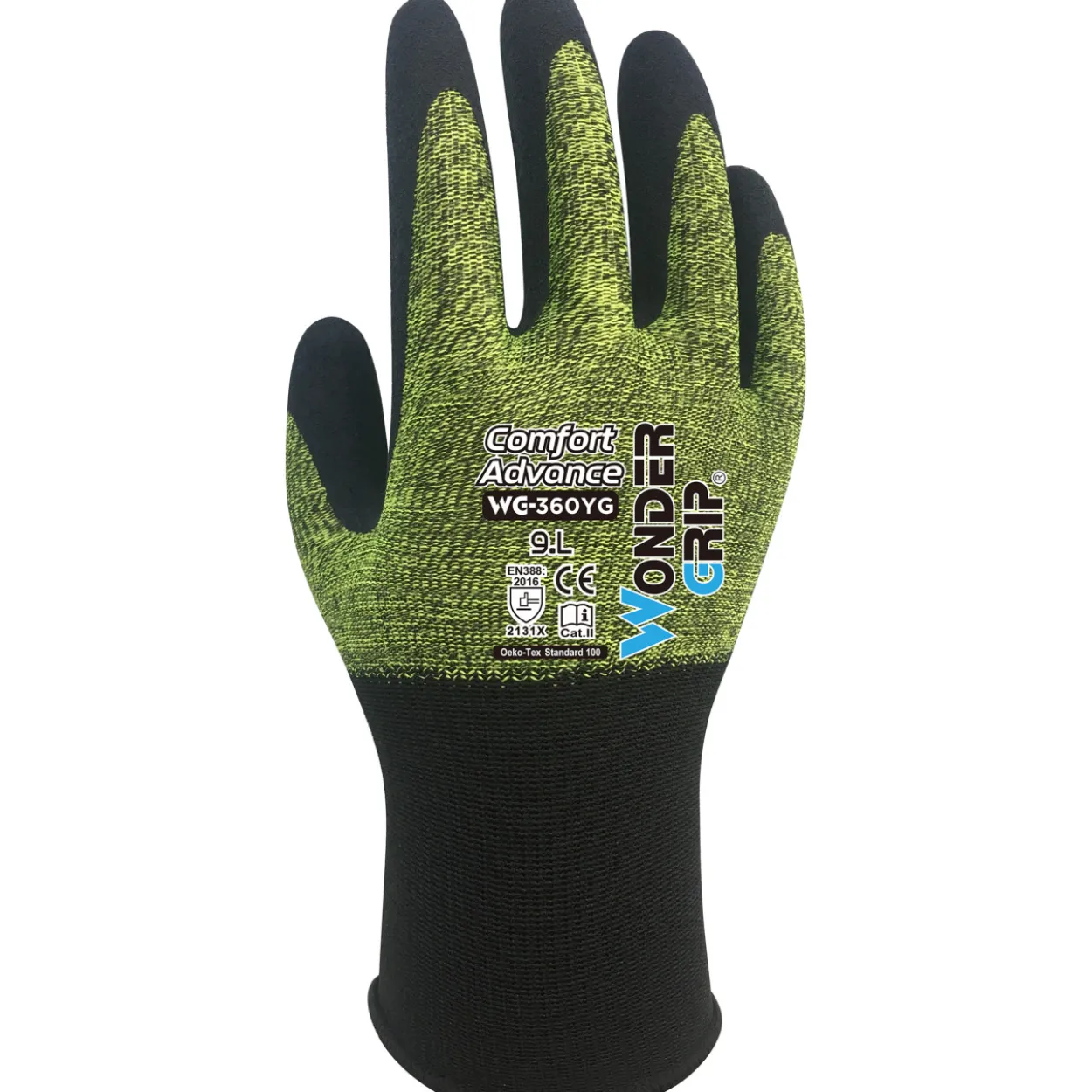 Työkäsine XXL Wonder Grip WG-360YG Comfort Advance