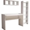 Työpöytä Chic Home 118 x 58 x 80 cm Heini hyllyköillä