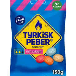 Tyrkisk Peber Fazer 150 g Hot & Sour