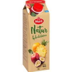 Täysmehu Marli Natur 1 l neljä hedelmää