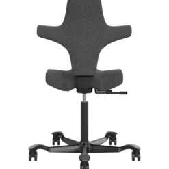 Työtuoli Lykke Comfort ergonominen tummanharmaa