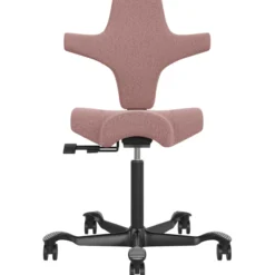 Työtuoli Lykke Comfort ergonominen pinkki