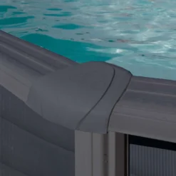 Uima-allas Gre by Swim & Fun Ø350 x 120 cm pyöreä, grafiitinmusta