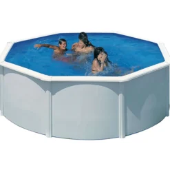 Uima-allas Gre by Swim & Fun Ø350 x 132 cm pyöreä, valkoinen