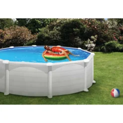 Uima-allas Gre by Swim & Fun Ø550 x 132 cm pyöreä, valkoinen