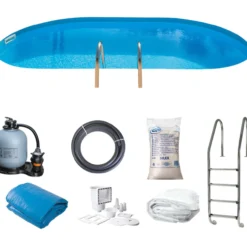Uima-allas Gre by Swim & Fun 500 x 300 x 150 cm maahan upotettava, ovaali