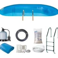 Uima-allas Gre by Swim & Fun 500 x 300 x 120 cm maahan upotettava, ovaali