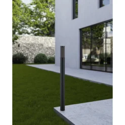 Ulkopylväsvalaisin Eglo Salle E27 110 cm musta