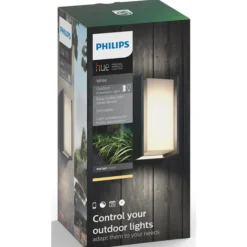 Ulkoseinävalaisin Philips Hue Turaco 9W, antrasiitti