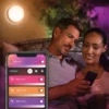 Ulkoseinävalaisin Philips Hue Daylo White and Color Ambiance 15W, musta