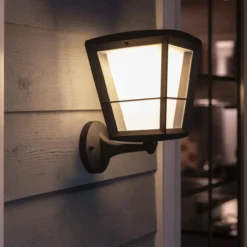 Ulkoseinävalaisin Philips Hue Econic White and Color Ambiance, musta