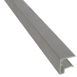 U-päätelista Keraplast, 10 mm alumiini 3 m