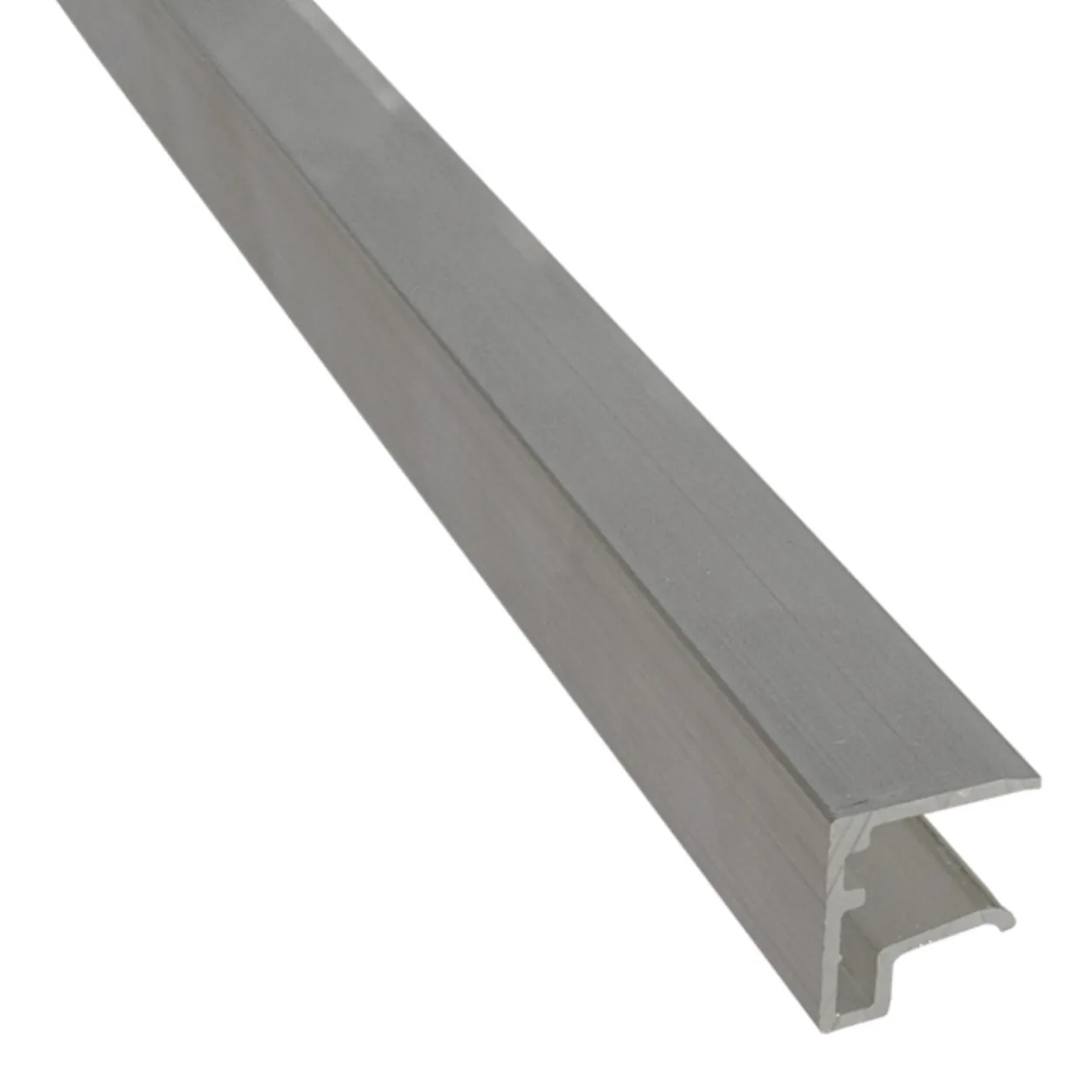 U-päätelista Keraplast, 10 mm alumiini 4 m