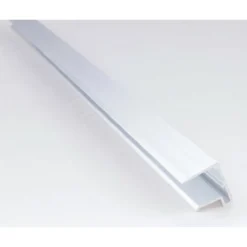 U-päätelista Keraplast, 16 mm alumiini 3 m