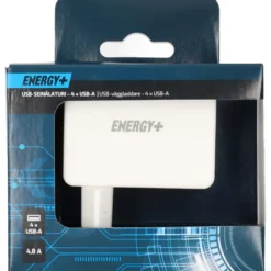 USB verkkolaturi 4 x USB-A 4.8 A