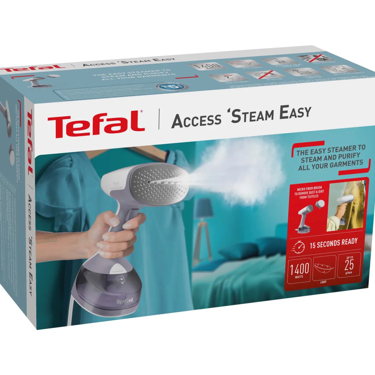 Vaate- ja tekstiilihöyrystin Tefal DT7151E1