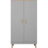 Vaatekaappi Kocot 184 x 100 cm Denver harmaa/beige